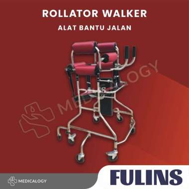 Rollator Walker Dewasa Fulins / Alat Bantu Jalan