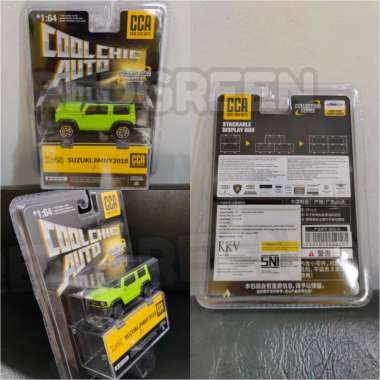 diecast CCA Coolchic Auto mobil SUZUKI JIMNY Hijau 1:48 coolchic auto diecast koleksi mainan