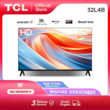 TCL 32 Inch 32L4B Smart TV - Android 11 - HD - Dolby Audio