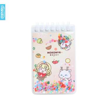 Mokonya Memo Glitter 2350-4658 / Buku Memo / Notes / Buku Karakter / Adinata