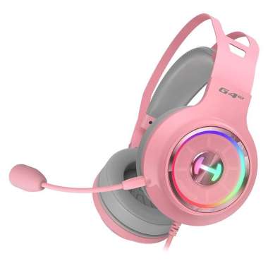 Hecate By Edifier G4 TE G4TE Wired Gaming Headphone 7.1 Surround Sound Pink