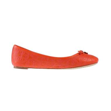 Tory Burch Stitched Logo Chelsea Ballet Flat