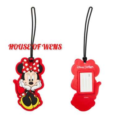 SMIGGLE MINNIE MOUSE BAG TAG ORIGINAL - TALI NAMA TAS SMIGGLE