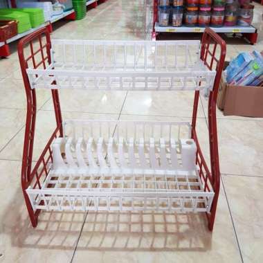 Rak Piring plastik susun 2/Rak Piring Giok Star +Bubble