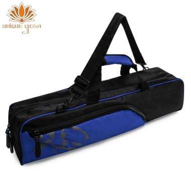 VERISH Tas Yoga Mat / Yoga Mat Bag Sporty / Tas Yoga Waterproof / Tas Yoga / Tas Matras Biru/Hitam
