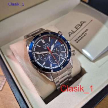 Original 100%!! ALBA AT3J29X1 AT3J25X1 AT3J27X1 AT3J2 Chronograph AT3J27X1 Blue