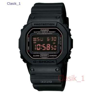 Original 100%!! Casio G-Shock DW-5600MS-1DR - Jam Tangan Pria - Hitam