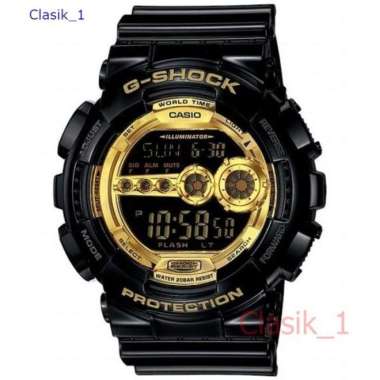 Original 100%!! Casio G-Shock GD-100GB-1DR - Jam Tangan Pria - Hitam