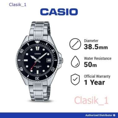 Original 100%!! Casio Jam Tangan Pria MDV-10D-1A1VDF Analog