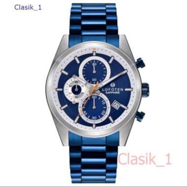Original 100%!! Jam Tanagn Pria LOFOTEN 6519 F-6519 Sapphire blue