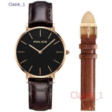 Original 100%!! Jam Tangan Wanita POLICE PL.15304BSR/02SET