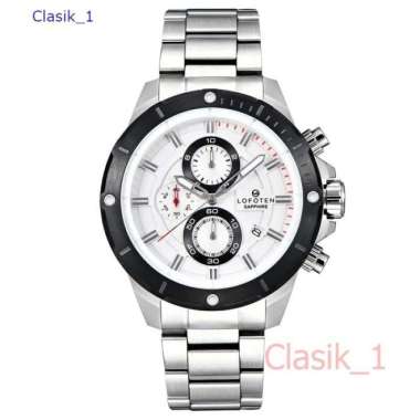 Original 100&!! Jam Tangan Pria Lofoten 6509 F-6509 Sapphire Silver Putih