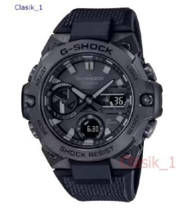 Original 100%!! Casio G-SHOCK GST-B400BB-1ADR Jam Tangan Pria G-STEEL