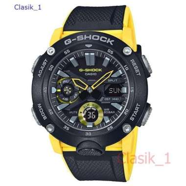 Original 100%!! Casio G-Shock GA-2000-1A9DR - Jam Tangan Pria - Kuning