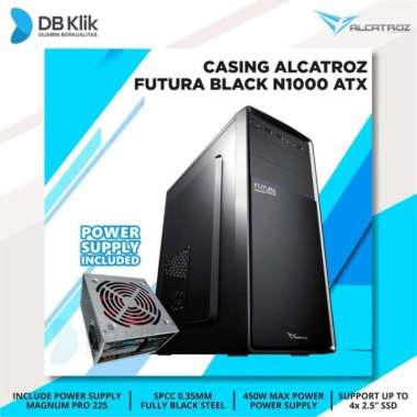Casing Alcatroz Futura Black N1000
