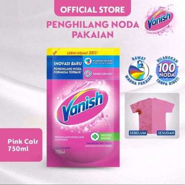 Vanish Pink Cair Penghilang Noda Pakaian - Pemutih Pakaian