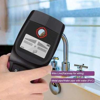 NicetyMeter Detektor Logam Wall Scanner Water Electricity Installation WS-120 Alat Listrik Tester Gr