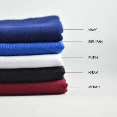 Ansania Scarf - Tierack Polos - Hijab Kerudung Segiempat Putih 110 x 110