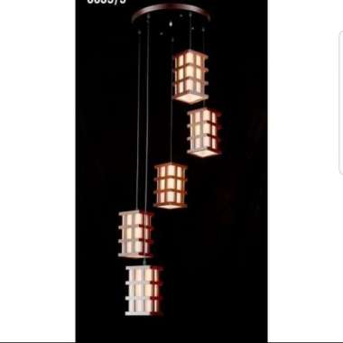 FL 6355 / 5 LAMPU GANTUNG HIAS VOID MINIMALIS ANTIK LAMPU TANGGA