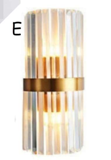 FL 880 LAMPU DINDING KRISTAL MODERN KLASIK GOLD MEWAH DEKORASI HIAS E