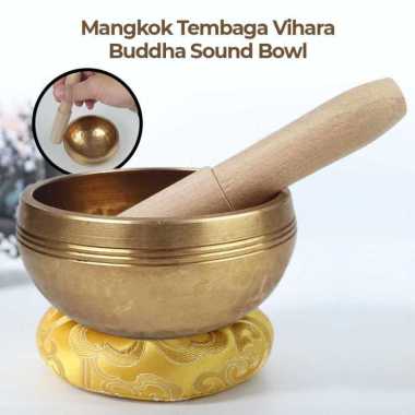 XIAOLANG Mangkok Tembaga Vihara Buddha Sound Bowl