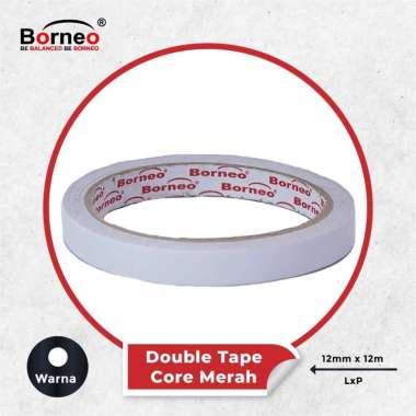 Doubletape Borneo Core Merah 12mm x 12m
