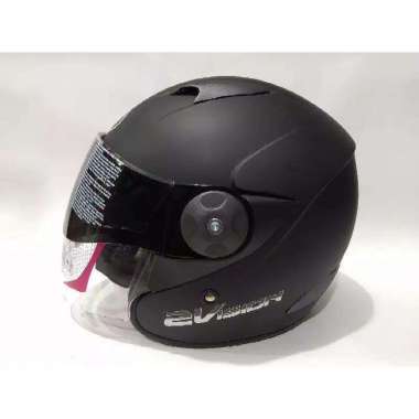 Kyt 2 Vision Solid hitam dop L