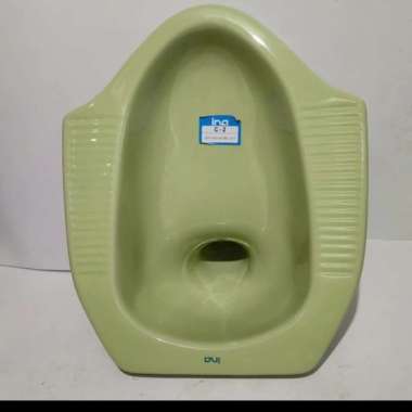 Toilet Closet Kloset Jongkok Ina C2 Biru Maroon Hijau Beige Ivory - Pink Hijau Muda