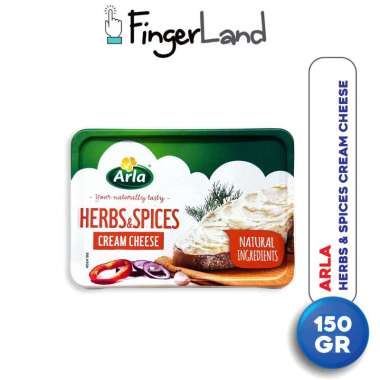 ARLA Cream Cheese Herbs and Spices 150 Gr Bumbu dan Rempah Krim Keju