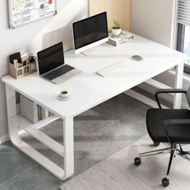 Meja Kantor Putih- Meja Gaming- M Putih(140*70*73 cm)