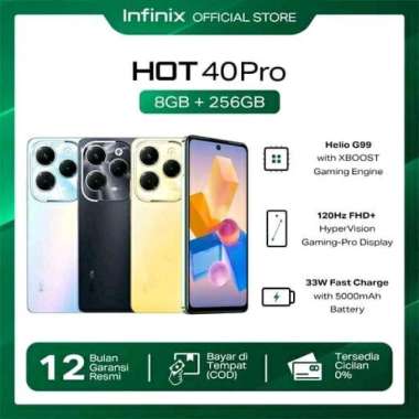 Hp Infinix Hot 40 Pro 16/256 Garansi Resmi