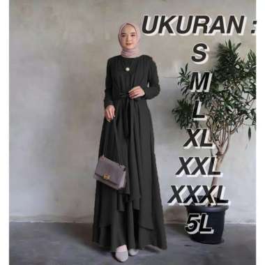 Gamis Termurah Terbaru Terlaris Baju Gamis Wanita Jumbo Aluna Gamis Terusan Maxi Wanita Muslimah Gam