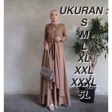 Gamis Termurah Terbaru Terlaris Baju Gamis Wanita Jumbo Aluna Gamis Terusan Maxi Wanita Muslimah Gam