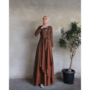 Gamis Termurah Terbaru Terlaris Baju Gamis Wanita Jumbo Aluna Gamis Terusan Maxi Wanita Muslimah Gam