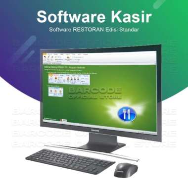 SOFTWARE KASIR RESTO Program Aplikasi Kasir Restoran for Laptop PC MULTYCOLOUR