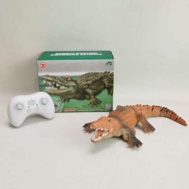 Mainan Crocodile Swim RC / Mainan Buaya Renang Remote Control