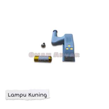 Lampu LED Engsel Sendok Pintu Lemari Baju Pakaian Kuning