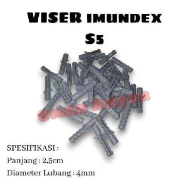 Viser imundex S5 S6 S8 S10 baut tanam lubang dinding Imundex S5