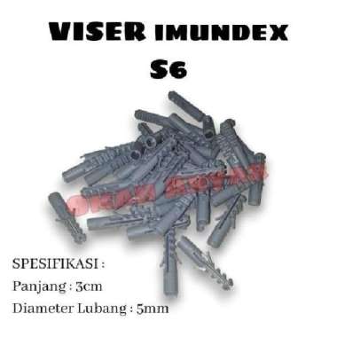 Viser imundex S5 S6 S8 S10 baut tanam lubang dinding Imundex S6