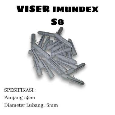 Viser imundex S5 S6 S8 S10 baut tanam lubang dinding Imundex S8