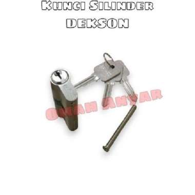 Silinder kunci pintu kayu besar dan standard standard dekson