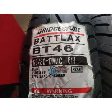 Ban Bridgestone Battlax BT46 120/80 -17 120/80 - 17 Rear Belakang Multivariasi