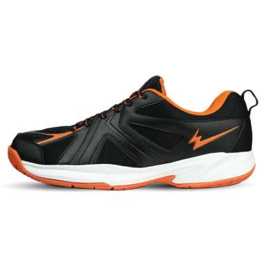 Eagle Vanquish Sepatu Badminton 38 HItam Putih Oranye