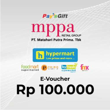 Voucher Digital Hypermart Value Rp 100.000 Promo