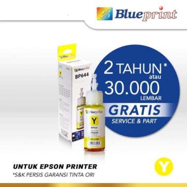 Tinta Epson BLUEPRINT 664 Refill For Printer Epson L120, L220 - 70ml YELLOW