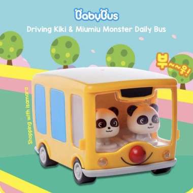 Babybus Driving Kiki & Miumiu Monster Daily Bus / Mainan mobilan