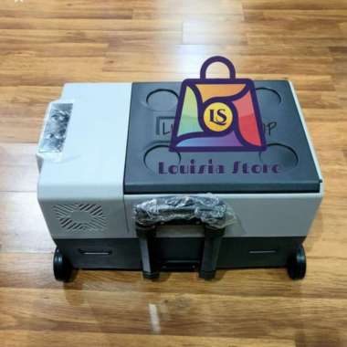 New Kulkas Mini 30 Liter Freezer Box Portable Lemari Es Lcd Indicator