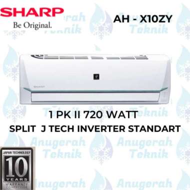 AC SPLIT SHARP 1 PK J-TECH INVERTER THAILAND - AH X10ZY