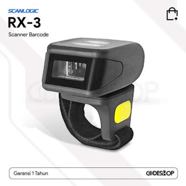 Finger Scanner Ring Scanlogic RX-3 Scan Barcode Bluetooth