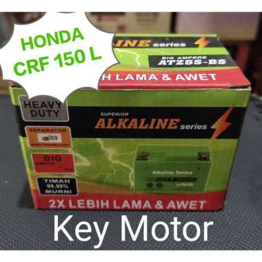 Aki / Accu Kering Motor Honda CRF 150 L ALKALINE ALKALIN 5A 5 Ampere ATZ5S ATZ5 ATZ 5S 100% Original